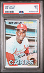 1967 Topps Bob Gibson #210 PSA 7