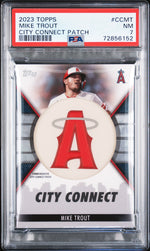 2023 Topps City Connect Commemorative Patch Mike Trout #CCMT PSA 7