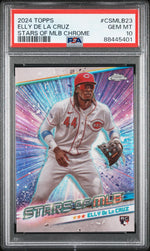 2024 Topps Chrome Stars of MLB Elly De La Cruz #CSMLB23 PSA 10