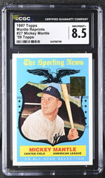 1997 Mantle Reprints #27 Mickey Mantle CGC 8.5
