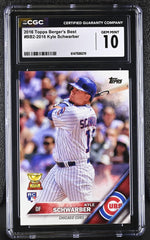 2016 Topps #BB2 Kyle Schwarber Berger's Best CGC 10