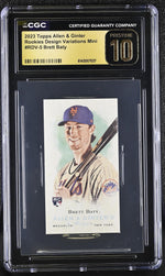 2023 Allen & Ginter #RDV-5 Brett Baty Rookies Design Variations Mini CGC 10