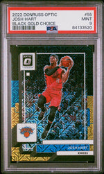 2022 Panini Donruss Optic Black Gold Choice Josh Hart #55 /8 PSA 9