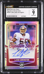 2024 Donruss Optic #SSH-LAN LaVar Arrington Signature Series CGC 9