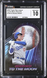 2024 Topps Big League #TM-45 Shohei Ohtani To the Moon Die-Cuts CGC 10