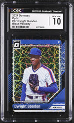 2024 Donruss Optic #67 Dwight Gooden Black Velocity /39 CGC 10