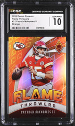 2020 Phoenix #22 Patrick Mahomes II Flame Throwers /99 CGC 10