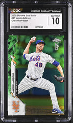 2020 Chrome #81 Jacob deGrom Ben Baller /99 CGC 10
