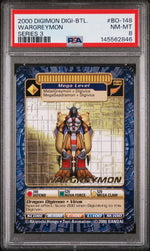 2000 Digimon Digi-Battle Series 3 Wargreymon G #Bo148 PSA 8