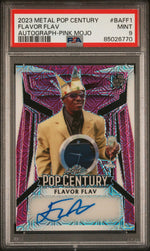 2023 Leaf Metal Pop Century Autograph Pink Mojo Flavor Flav #BAFF1 6/6 PSA 9