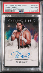 2022 Panini Chronicles WWE Origins Autographs Jbl John Bradshaw Layfield #OAJBL PSA 8
