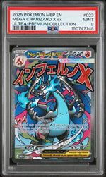 2025 Pokemon Black Star Promo Ultra Premium Collection Mega Charizard X Ex #023 PSA 9