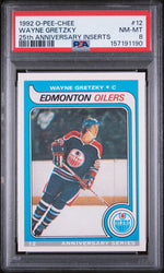 1992 O-Pee-Chee 25th Anniversary Wayne Gretzky #12 PSA 8
