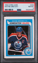 1992 O-Pee-Chee Wayne Gretzky #220 PSA 8
