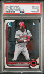 2022 Bowman Chrome Prospect Elly De La Cruz #BCP50 PSA 10