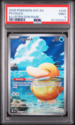 2026 Pokemon Mega Evolution Ascended Heroes Illustration Rare Psyduck #226 PSA 9