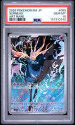 2026 Pokemon Mega Ninja Spinner Japanese Art Rare Xerneas #089 PSA 10