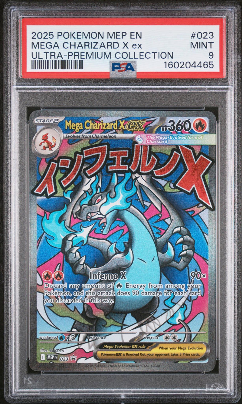 Pokémon Ultra-Premium Collection Mega Charizard X ex #023 PSA 9