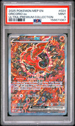 2025 Pokemon Mega Evolution Mega Charizard X Ex Black Star Promo Ultra Premium Collection Oricorio Ex #024 PSA 9