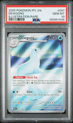 2025 Pokemon Mega Evolution Phantasmal Flames Illustration Rare Dewgong #097 PSA 10