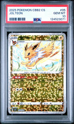 2025 Pokemon Simplified Chinese Cbb2 C-Gem Pack Vol 2 Jolteon #05 PSA 10
