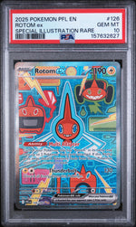 2025 Pokemon Mega Evolution Phantasmal Flames Special Illustration Rare Rotom Ex #126 PSA 10