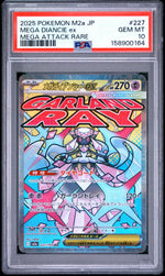 2025 Pokemon Mega Dream Ex Japanese Mega Attack Rare Mega Diancie Ex #227 PSA 10