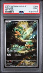 2025 Pokemon Scarlet An Violet Black Bolt Japanese Art Rare Pansage #089 PSA 9