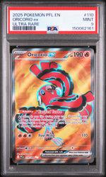 2025 Pokemon Phantasmal Flames Ultra Rare Oricorio Ex #110 PSA 9