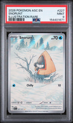 Pokémon Snorunt #227 Illustration Rare PSA 9