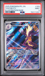 2025 Pokemon Mega Evolution Phantasmal Flames Illustration Rare Toxtricity #103 PSA 9