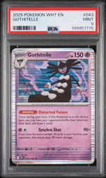 2025 White Flare - Wht En - English Holo Gothitelle #043 PSA 9