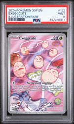 2024 Pokemon Scarlet and Violet Surging Sparks Illustration Rare Exeggcute #192 PSA 9