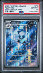 2023 Pokemon Scarlet and Violet 151 Illustration Rare Poliwhirl #176 PSA 10
