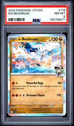 2025 Pokemon Scarlet and Violet Journey Together Reshiram #116 PSA 8