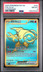 2024 Pokemon Scarlet and Violet Paldean Fates Hyper Rare Chi Yu Ex #241 PSA 8