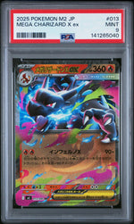 2025 Pokemon Mega Inferno X Japanese Mega Charizard X Ex #013 PSA 9