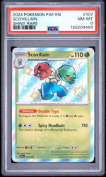 2024 Paldean Fates - Paf En English Scovillain #107 PSA 8