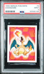 1999 Pokemon Merlin Charizard #6 PSA 9