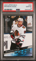 2020 Upper Deck Young Guns Brandon Hagel #491 PSA 10