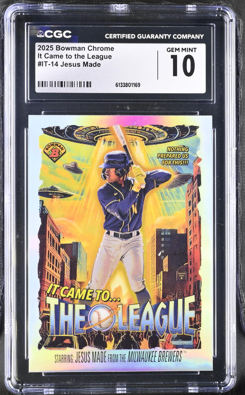 2025 Bowman Chrome It Came to the League Jesus Made #IT-14 CGC 10