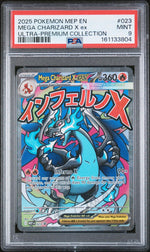 2025 Pokemon Black Star Promo Ultra Premium Collection Mega Charizard X Ex #023 PSA 9