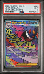 2026 Pokemon Mega Evolution Ascended Heroes Mega Attack Rare Mega Gengar Ex #269 PSA 9