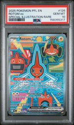 2025 Pokemon Mega Evolution Phantasmal Flames Special Illustration Rare Rotom Ex #126 PSA 10