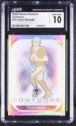 2025 Phoenix #23 Tyler Shough Contours CGC 10