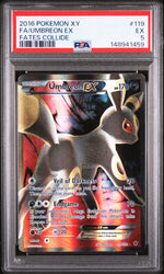 2016 Pokemon XY Fates Collide Ultra Rare Umbreon Ex #119 PSA 5