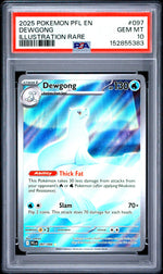 2025 Pokemon Mega Evolution Phantasmal Flames Illustration Rare Dewgong #097 PSA 10