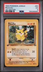 1999 Pokemon Jungle 1st Edition Pikachu #60 PSA 5