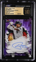 2024 Finest #FA-EPE Everson Pereira Autographs /125 Auto CGC 10