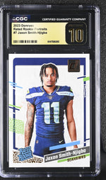 2023 Donruss #7 Jaxon Smith-Njigba Rated Rookie Portraits CGC 10